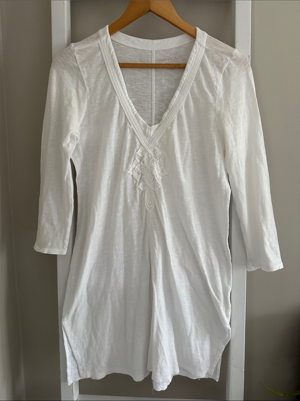 Lilly Pulitzer 100% Cotton Embroidered Tunic / Cover Up